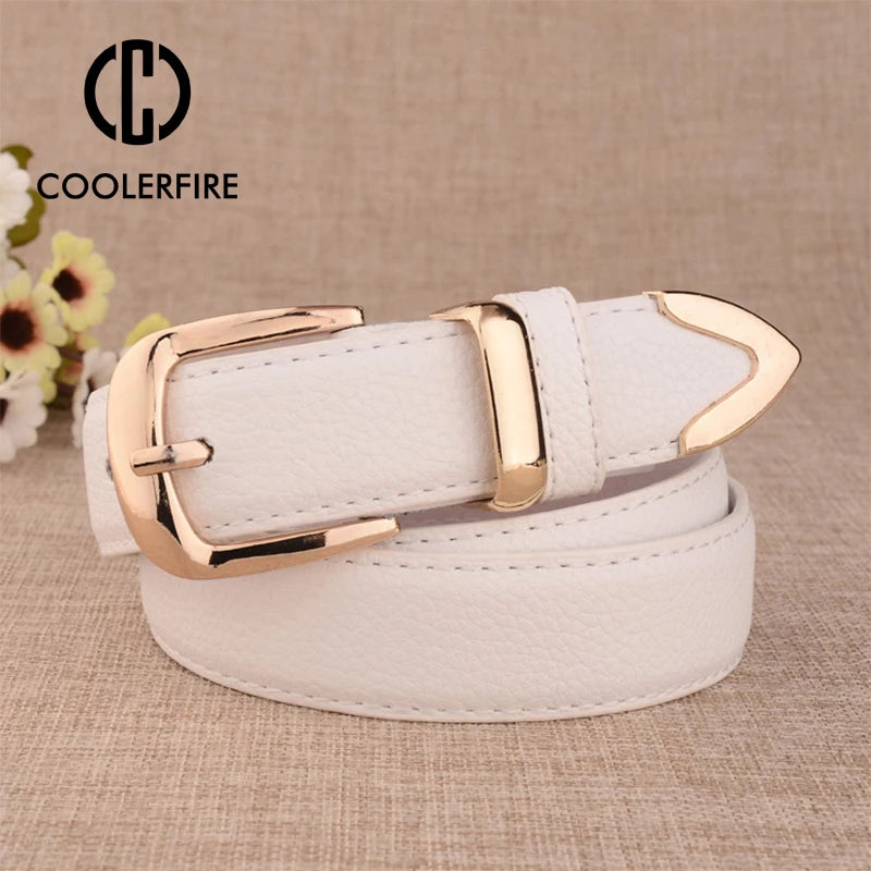 Stylish High Quality Fashion Women Genuine Leather Belts for Style