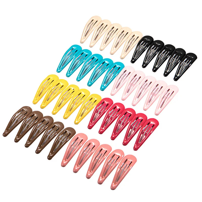 Vibrant Colorful Waterdrop Shape Hairpins