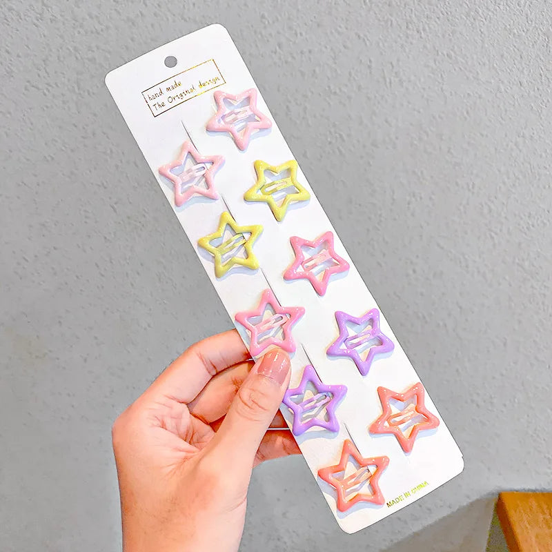 Vibrant Colorful Waterdrop Shape Hairpins