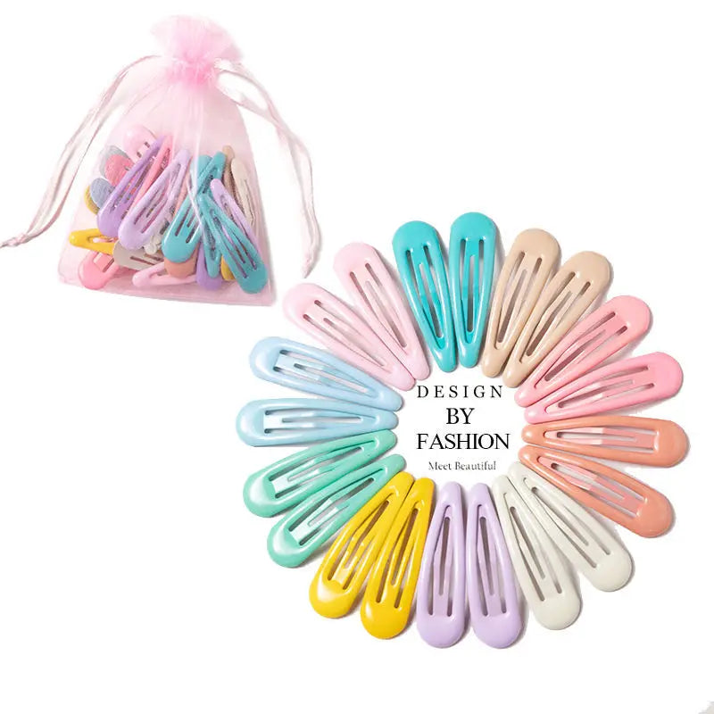 Vibrant Colorful Waterdrop Shape Hairpins