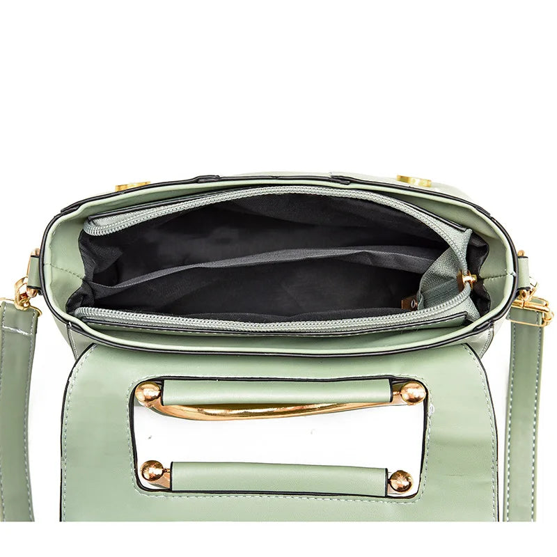Chic Women's Small PU Leather Shoulder Bag – Stylish Everyday Tote for Shopping & Outings
