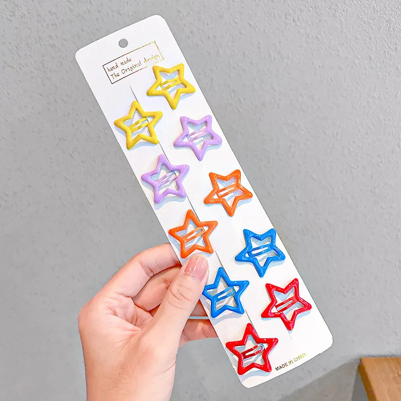 Vibrant Colorful Waterdrop Shape Hairpins