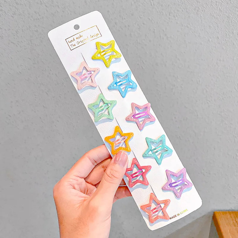 Vibrant Colorful Waterdrop Shape Hairpins