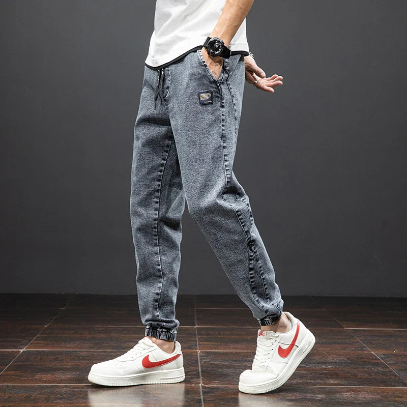 Plus Size Spring Summer Cargo Jeans for Men Stylish Comfort