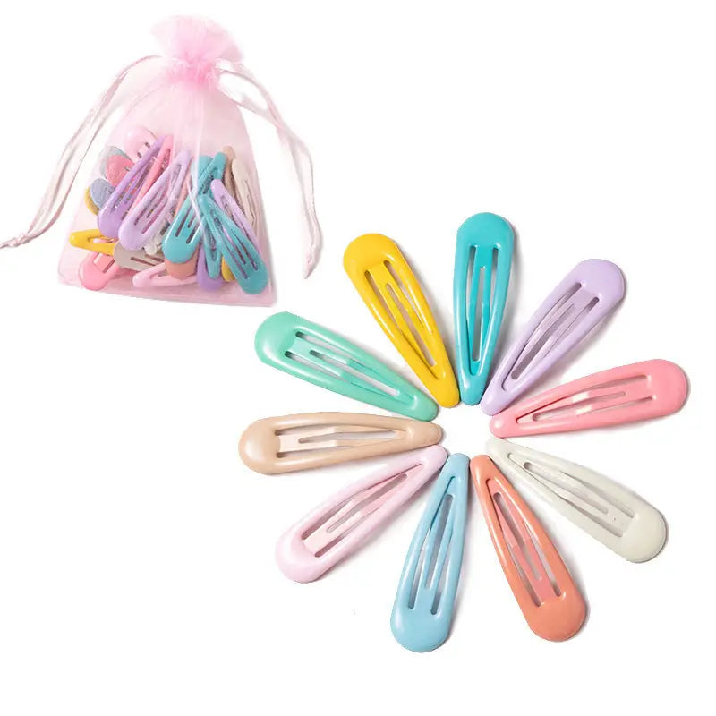 Vibrant Colorful Waterdrop Shape Hairpins