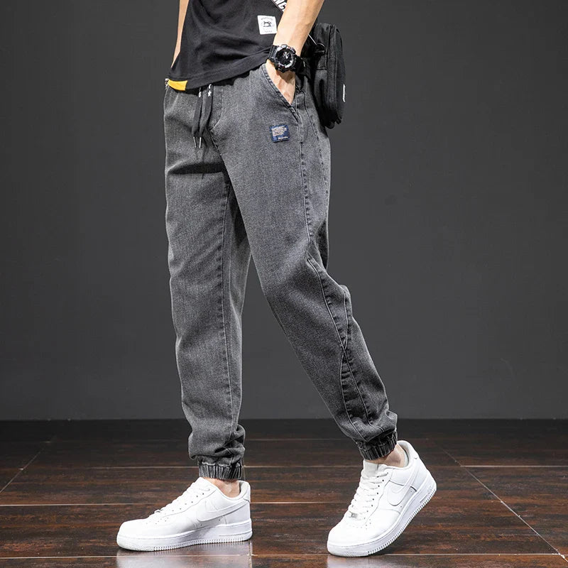 Plus Size Spring Summer Cargo Jeans for Men Stylish Comfort