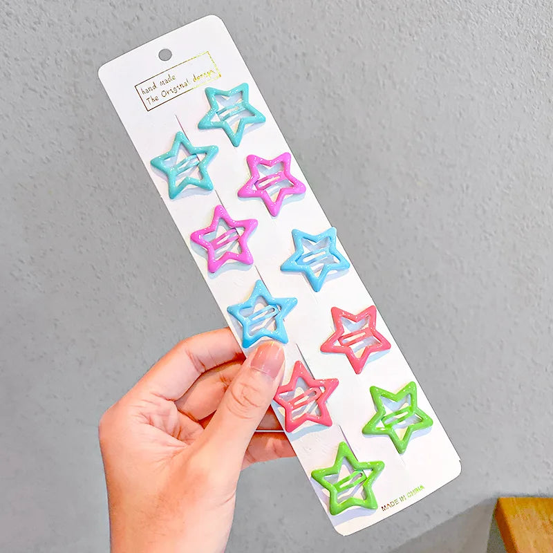 Vibrant Colorful Waterdrop Shape Hairpins