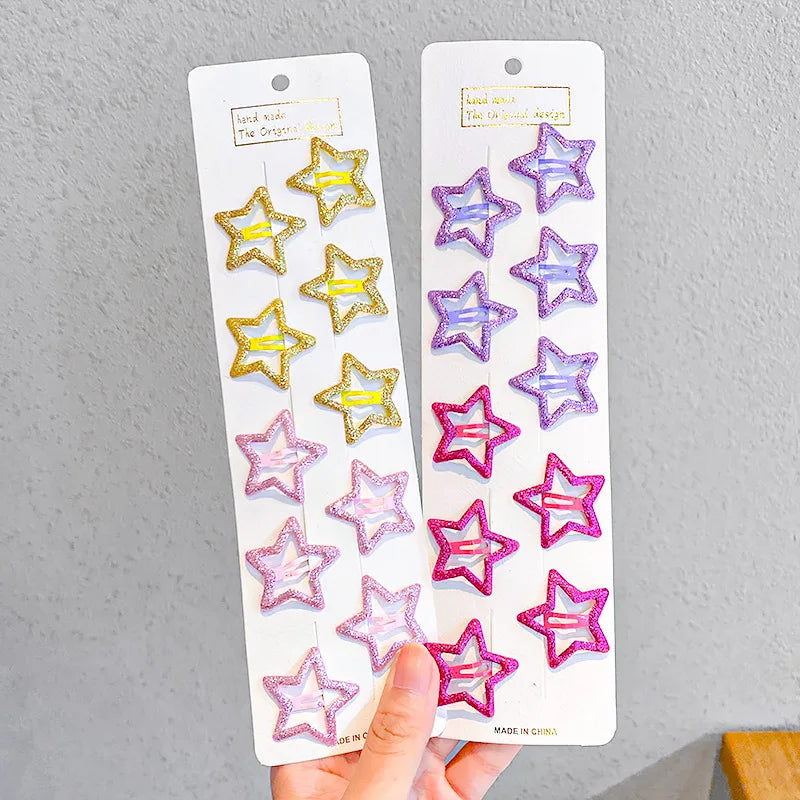 Vibrant Colorful Waterdrop Shape Hairpins