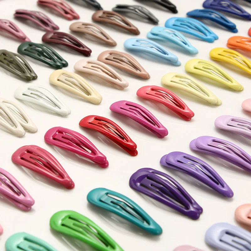 Vibrant Colorful Waterdrop Shape Hairpins