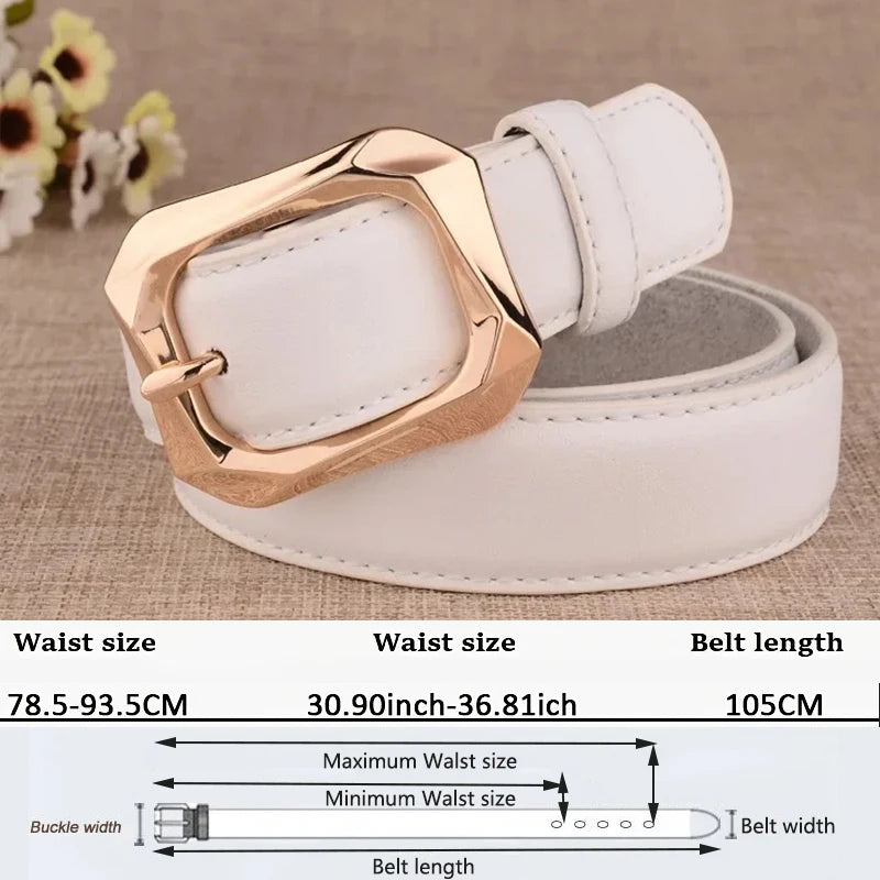 Stunning Women's Fashion Luxury Designer Belt for Versatile Wear