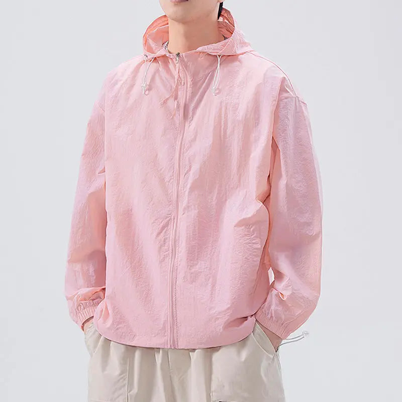 Men's Lightweight Blue Cover Up for Sun Protection