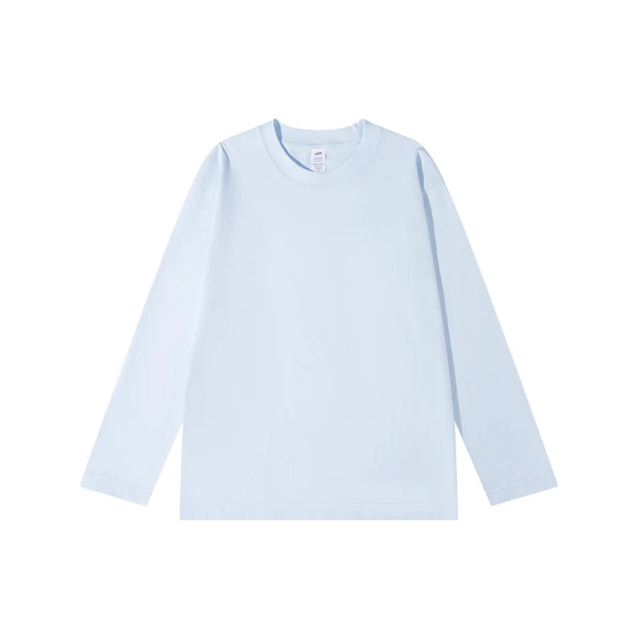 WAVLATII Women’s 230 GSM Oversized Long Sleeve Tees
