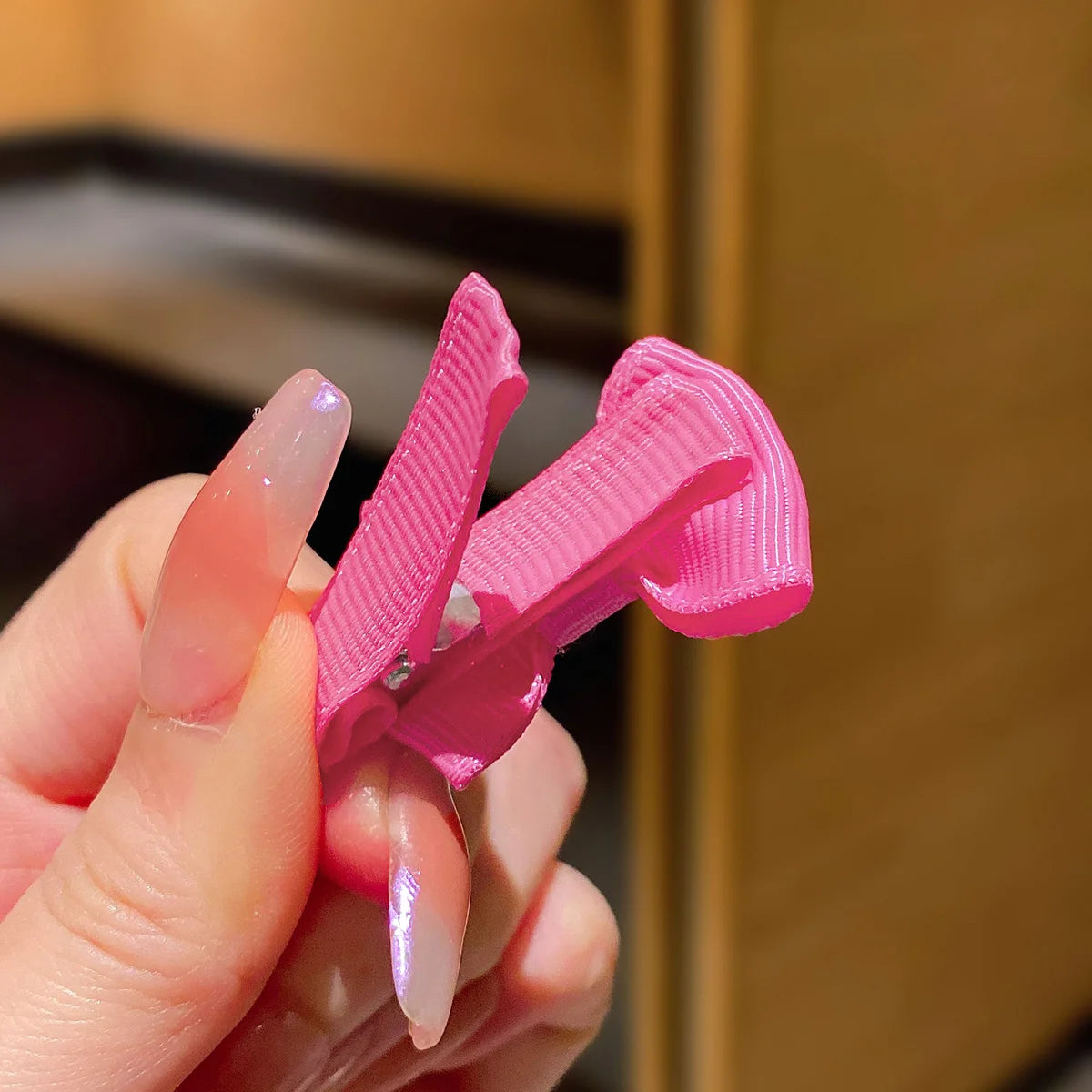 Vibrant 30 Colored Random Bow Fabric Hair Clips for Daily Style