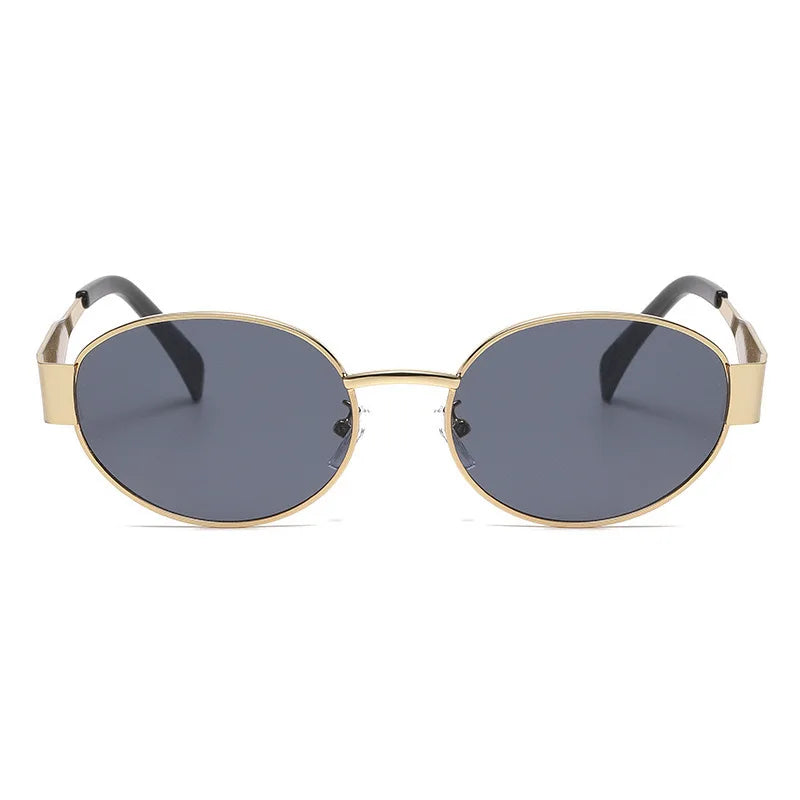 Stylish New Luxury Metal Brand Sunglasses with UV400 Protection