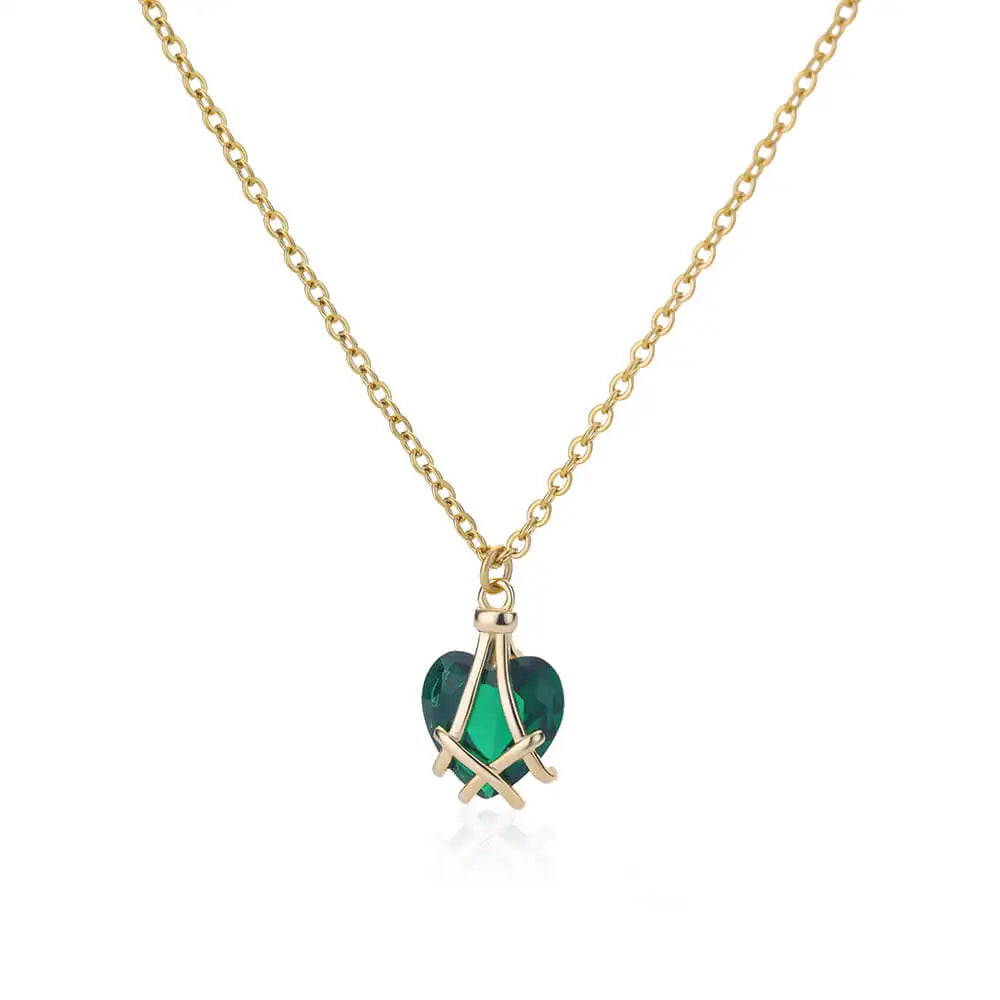 Elegant Zircon Teardrop Necklaces for Women Gift Jewelry