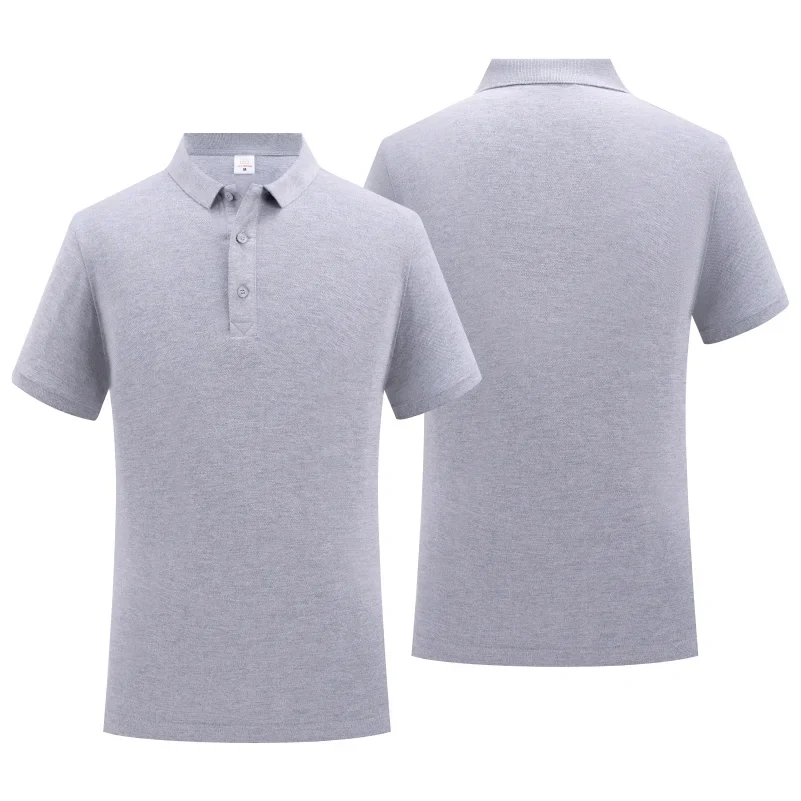 100% Cotton Solid Color Polo Shirt Casual Short Sleeve Lapel Unisex Shirt Fashion Apparel 9 Color Polo Shirt