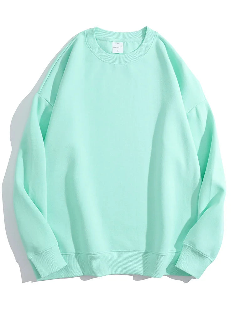 Premium Soft Cotton Pullover Trendy Oversized Sweatshirt for Women
