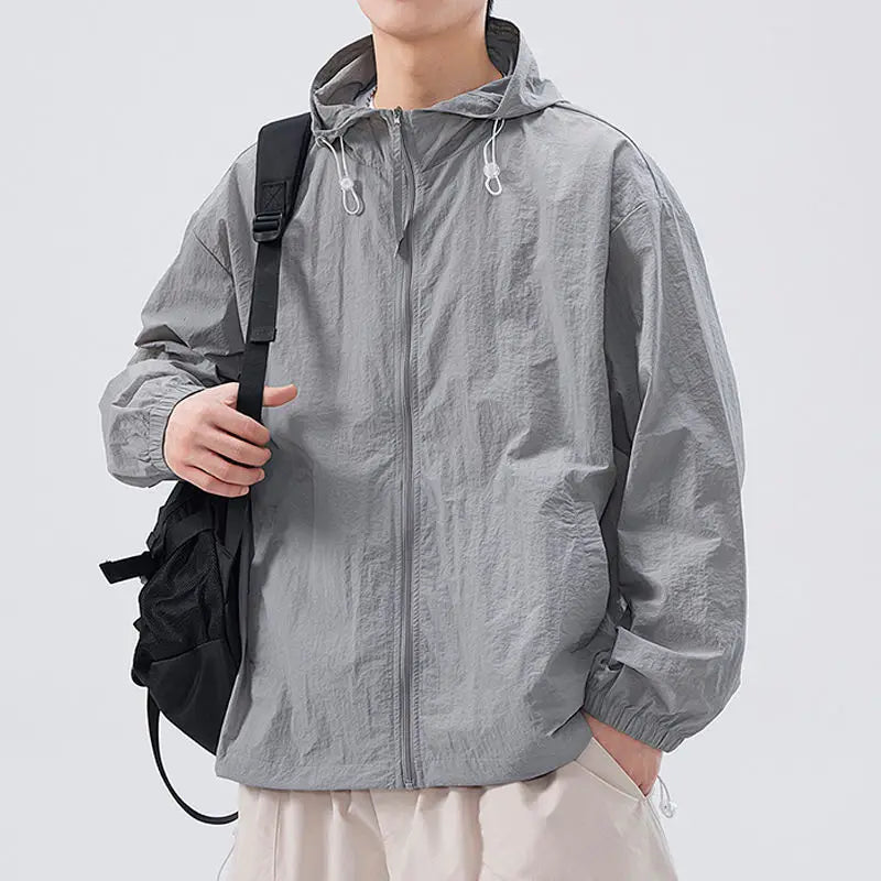 Men's Lightweight Blue Cover Up for Sun Protection
