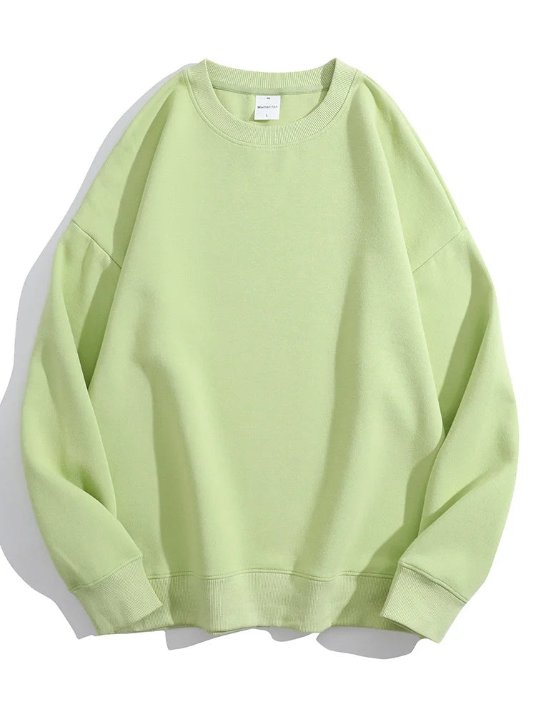 Premium Soft Cotton Pullover Trendy Oversized Sweatshirt for Women