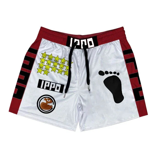 Anime Casual Shorts Men Women Manga Cartoon Sports Gym Shorts Fitness 3D Print Quick Dry Mesh Board Shorts Summer Male