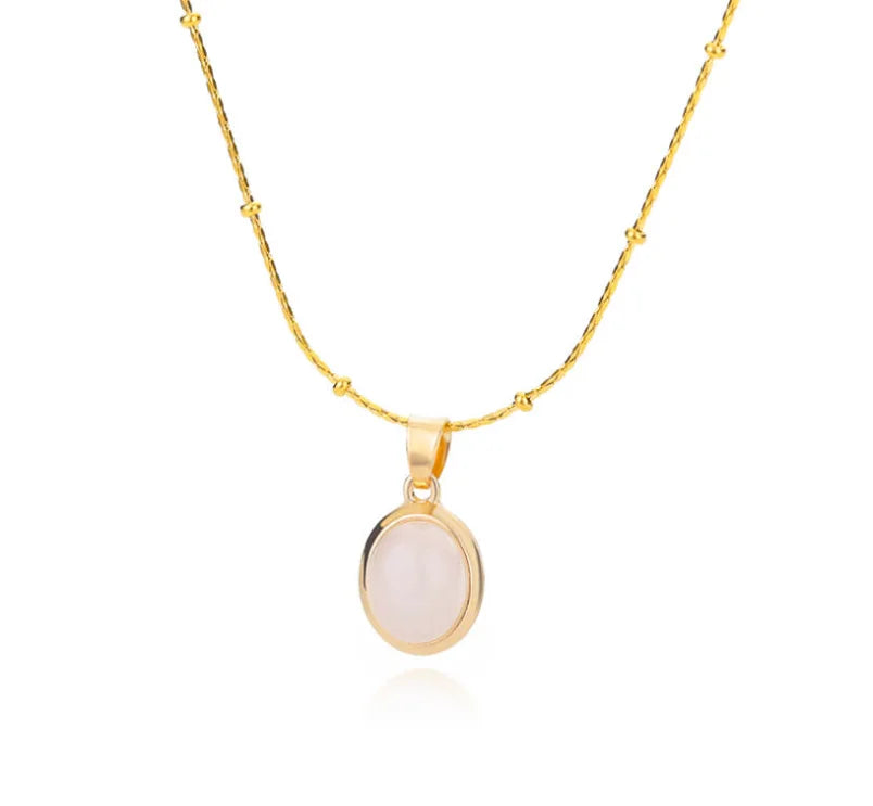 Elegant Zircon Teardrop Necklaces for Women Gift Jewelry