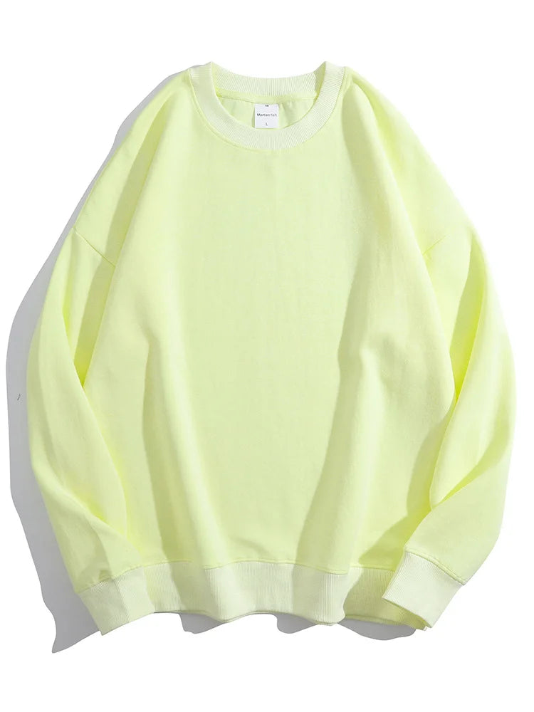 Premium Soft Cotton Pullover Trendy Oversized Sweatshirt for Women