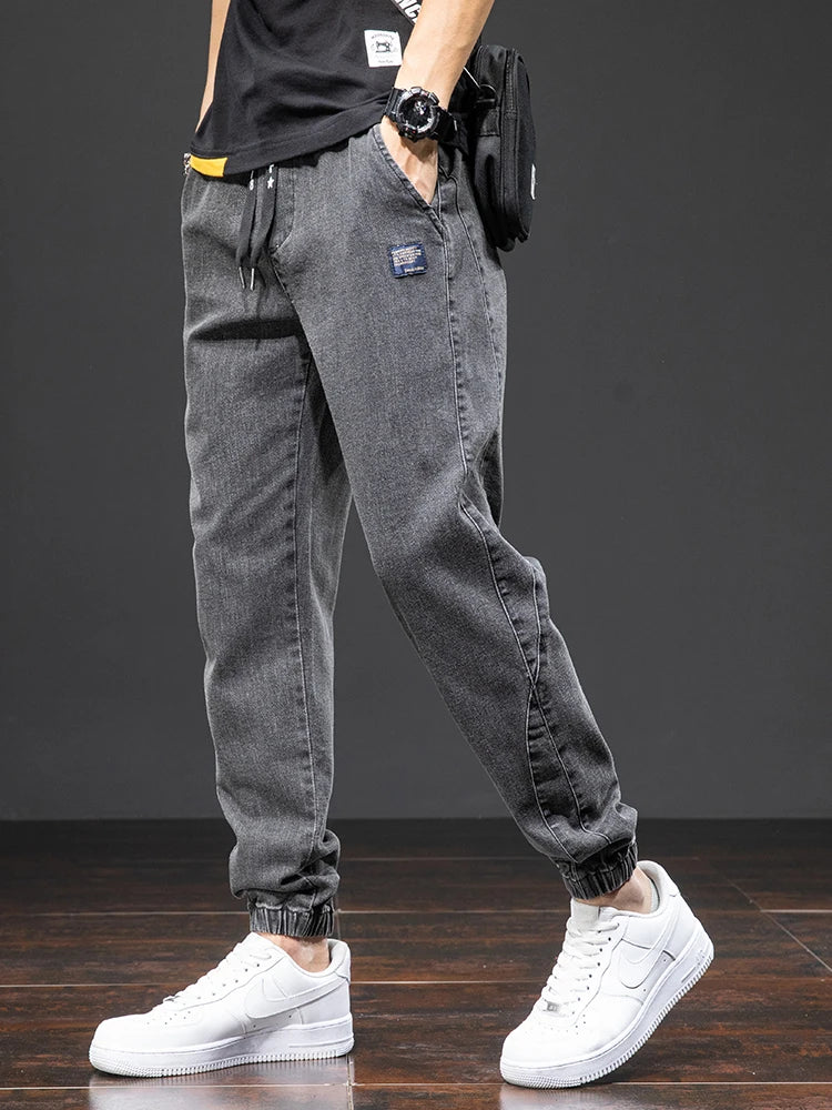 Plus Size Spring Summer Cargo Jeans for Men Stylish Comfort