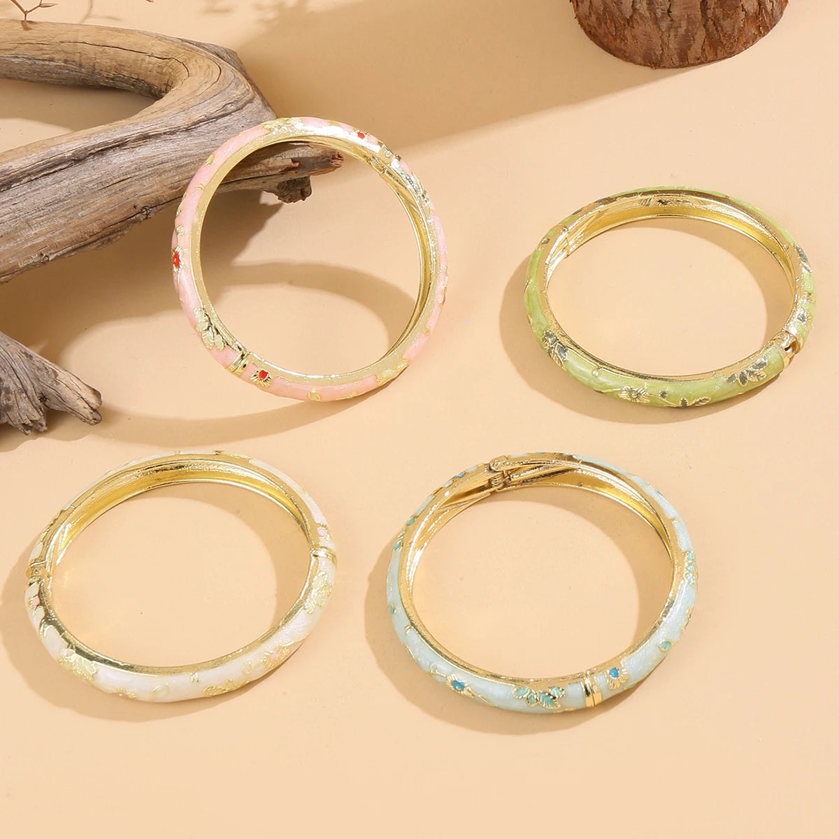 Stunning FTCY Vintage Bracelet For Women Elegant Ethnic Jewelry