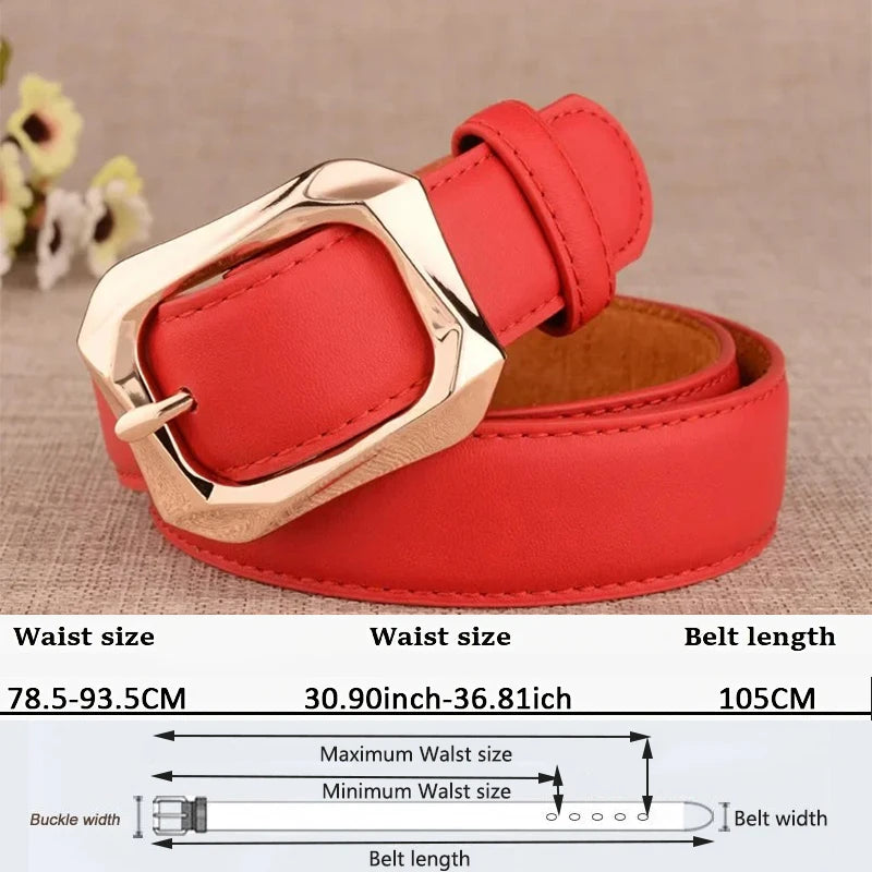 Stunning Women's Fashion Luxury Designer Belt for Versatile Wear