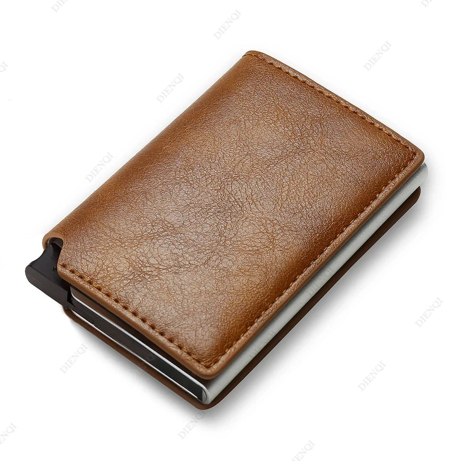 Smart Minimalist Anti Thief RFID Credit Card Holder Wallet