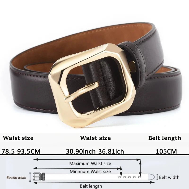 Stunning Women's Fashion Luxury Designer Belt for Versatile Wear