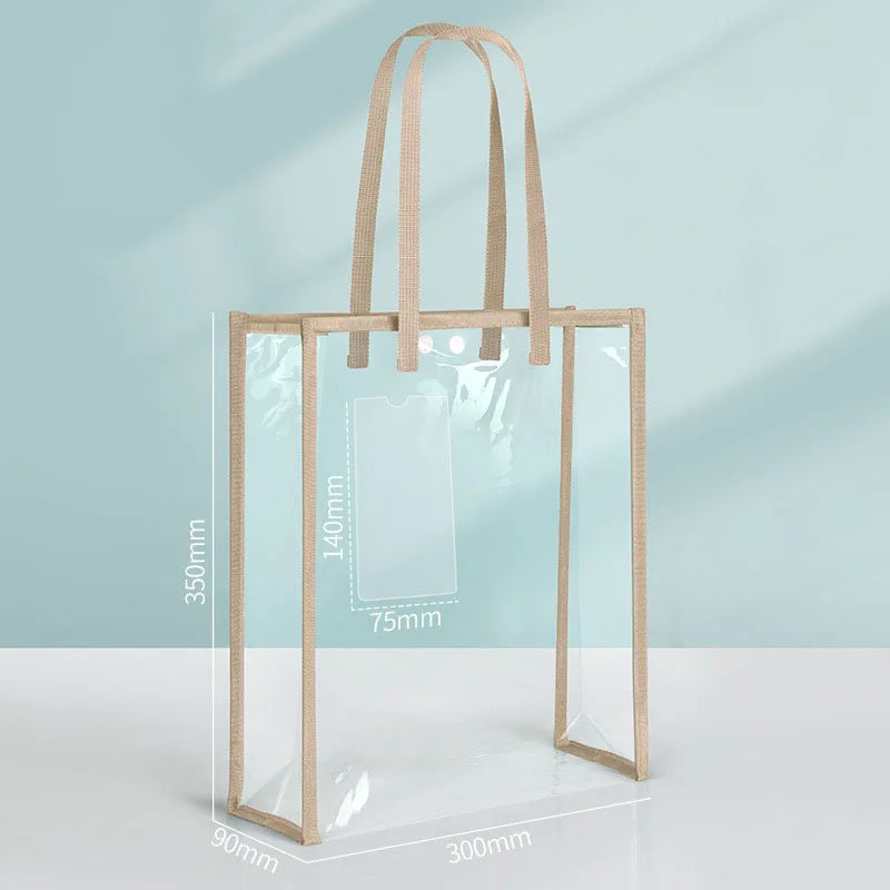 Large Capacity Transparent Waterproof File Folder – Self-Adhesive Office Supplies Folder for Organization