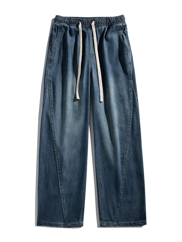 Summer Men's Lightweight Jeans for Breathable Comfort