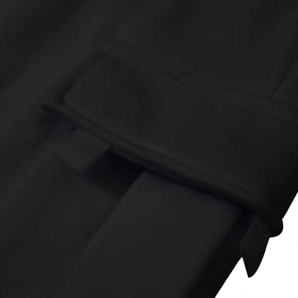 Men's Cargo Sweatpants Autumn Long Pants Loose Sport Fit Jogging Overalls Joggers Sweat Pocket Pants Cargo Trousers Streetwear