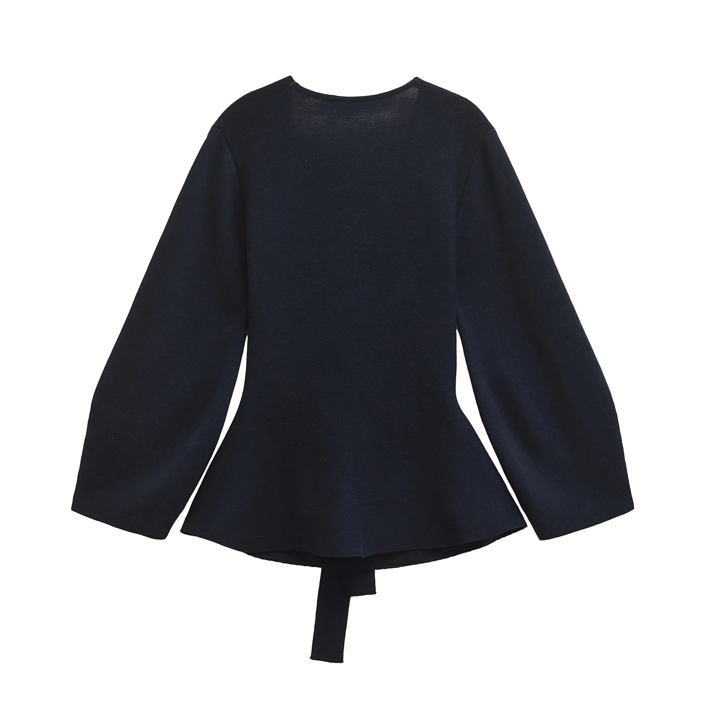 TRAFSHE Spring Women Shoulder Pad Knit Blazer for Versatility