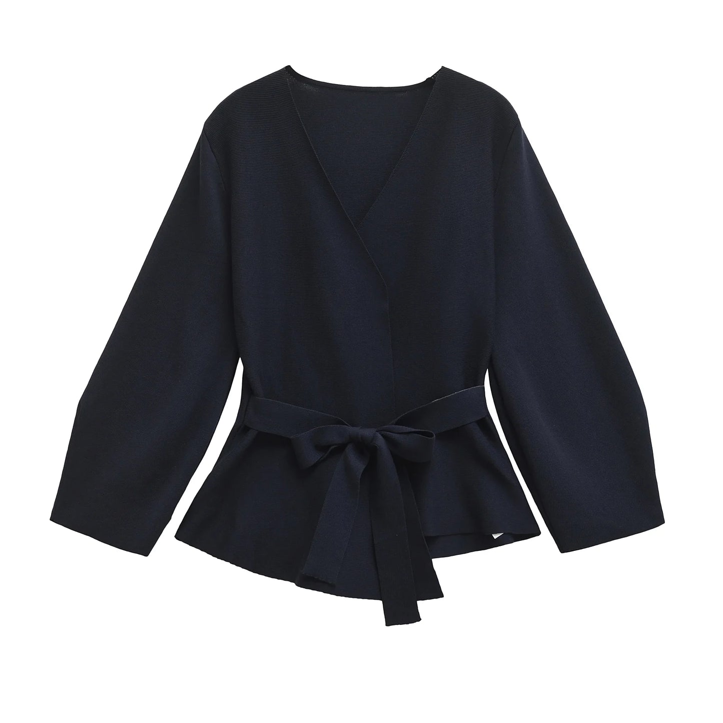 TRAFSHE Spring Women Shoulder Pad Knit Blazer for Versatility