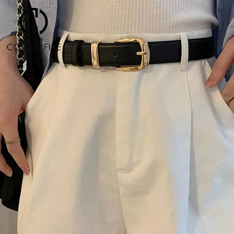 Stylish High Quality Fashion Women Genuine Leather Belts for Style