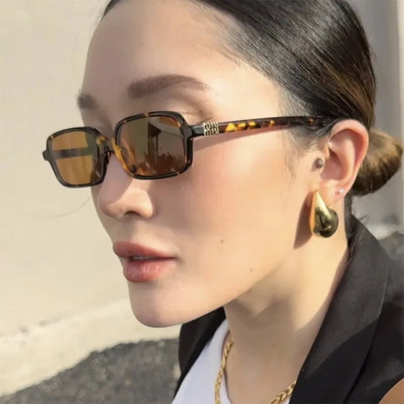 Stylish Retro Rectangle Sunglasses for Ultimate Style and UV Protection