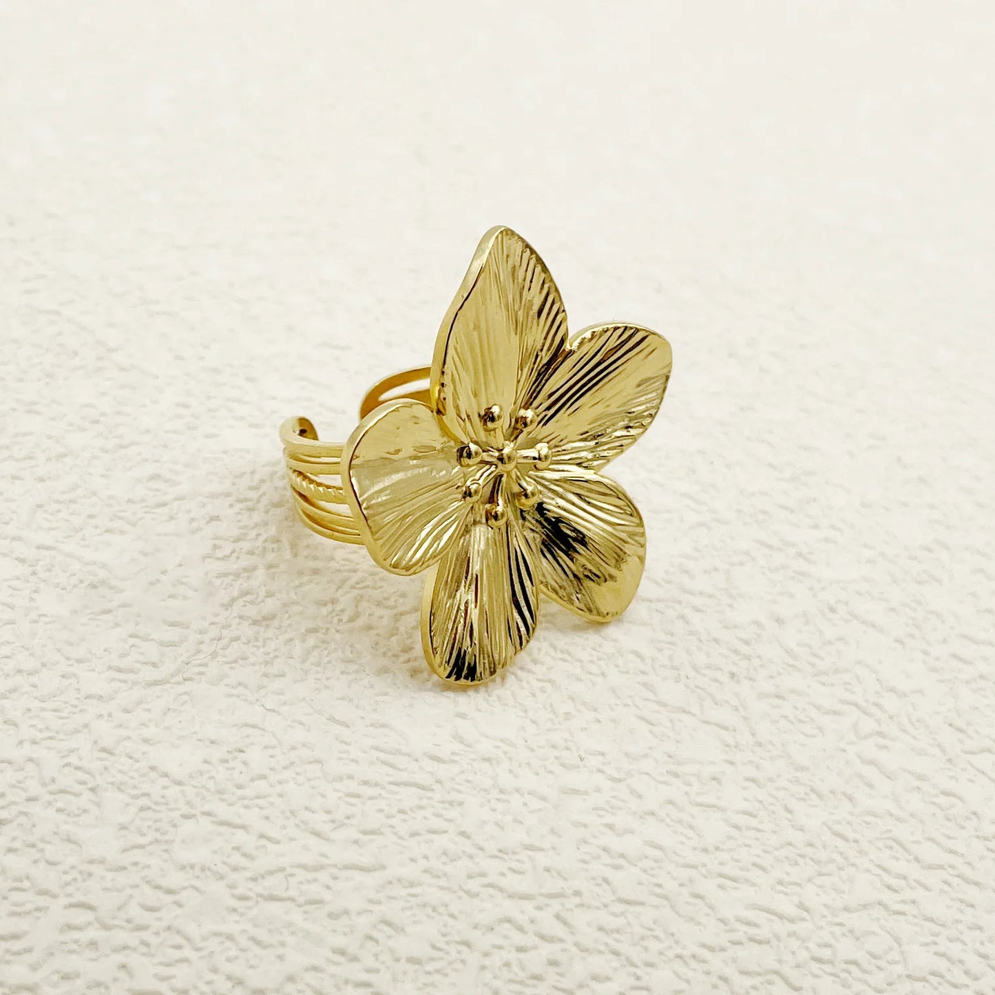 Stunning Trendy 2PC Stainless Steel Flower Earrings for Festivals
