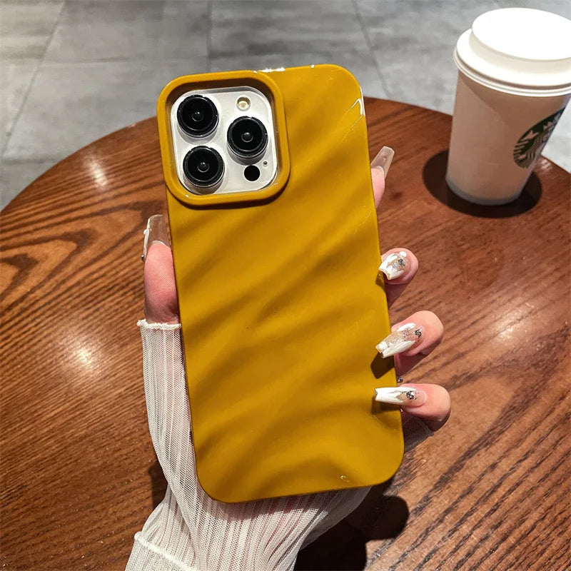 Vibrant Fashion Ripple Phone Case Soft Silicone Shockproof Cover