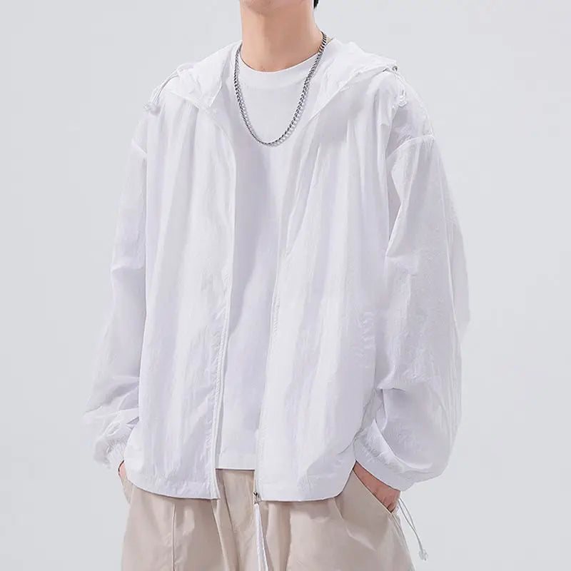 Men's Lightweight Blue Cover Up for Sun Protection