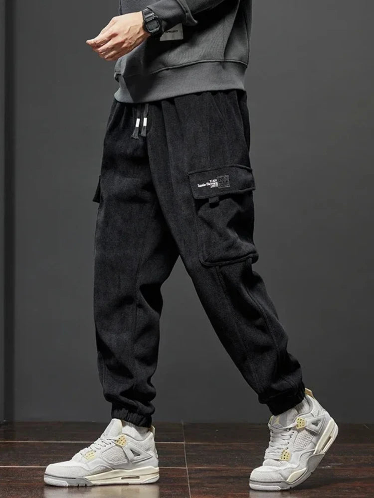 Elastic Waist Casual Pants for Men - Stretchy Comfort