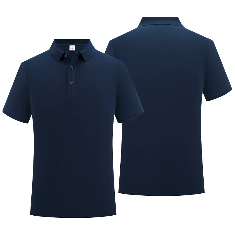 100% Cotton Solid Color Polo Shirt Casual Short Sleeve Lapel Unisex Shirt Fashion Apparel 9 Color Polo Shirt