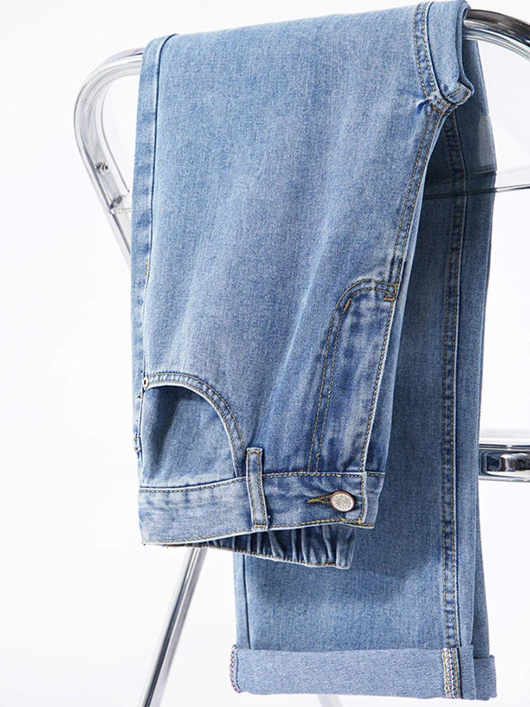 Men's Straight Jeans Korean Fashion for Ultimate Comfort