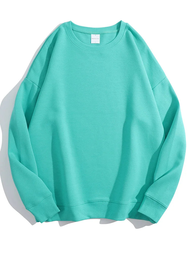 Premium Soft Cotton Pullover Trendy Oversized Sweatshirt for Women