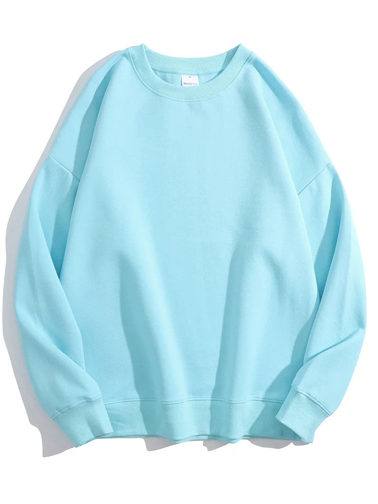 Premium Soft Cotton Pullover Trendy Oversized Sweatshirt for Women