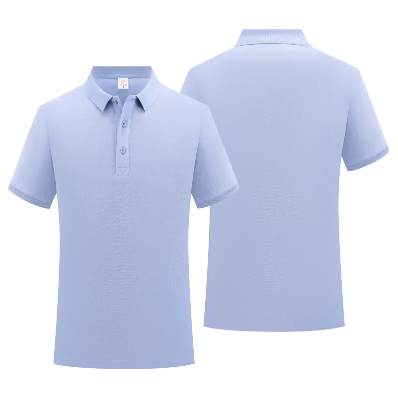 100% Cotton Solid Color Polo Shirt Casual Short Sleeve Lapel Unisex Shirt Fashion Apparel 9 Color Polo Shirt