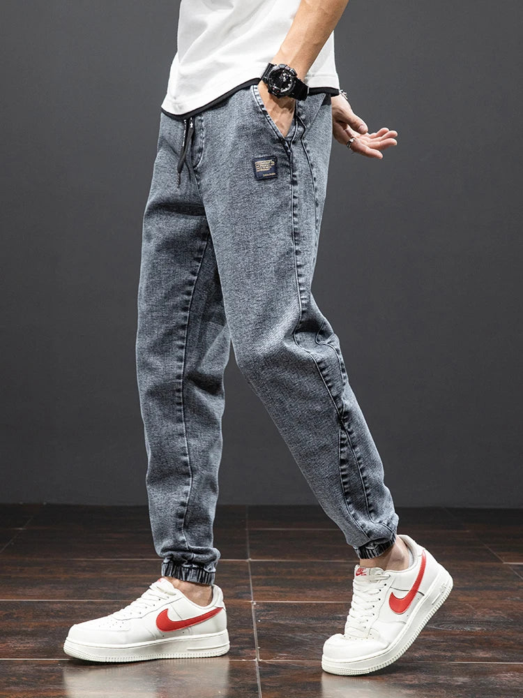 Plus Size Spring Summer Cargo Jeans for Men Stylish Comfort