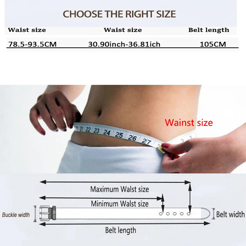 Stunning Women's Fashion Luxury Designer Belt for Versatile Wear