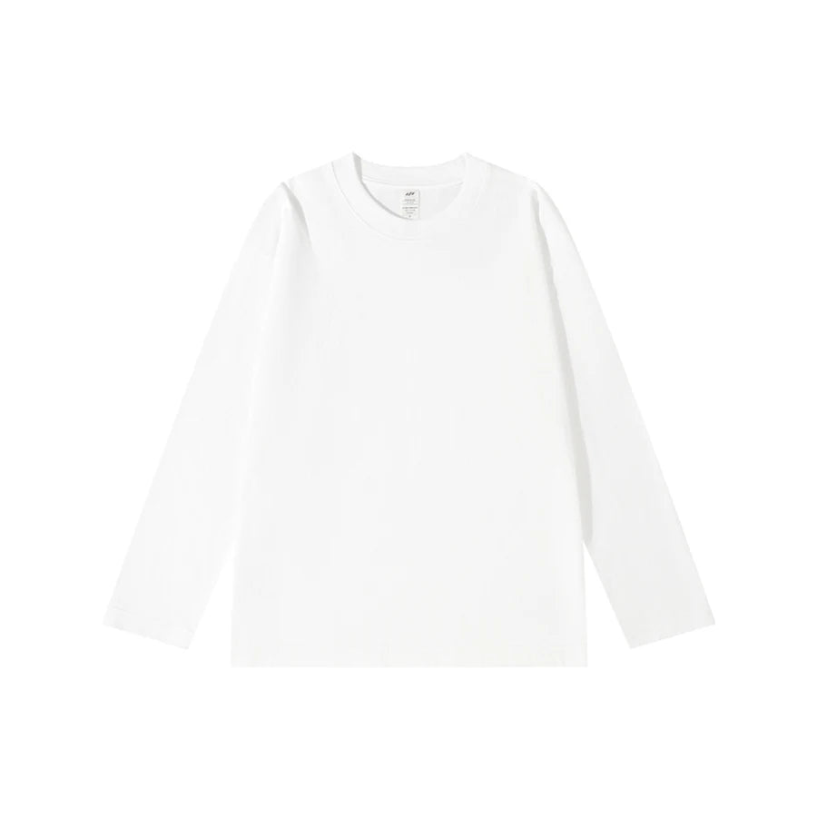 WAVLATII Women’s 230 GSM Oversized Long Sleeve Tees